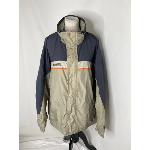 Men’s size XL Columbia Bugaboo blue and tan outer shell (no liner) jacket - Picture 2 of 11